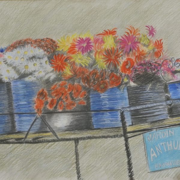 Veduta costiera: 1999 olio su tela 50 x 74 di Franco Azzinari Veduta costiera: 1999 olio su tela 50 x 74 di Franco Azzinari